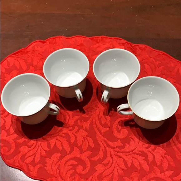 Vintage German PMR Bavaria set of 4 tea cups - Picture 2 of 8